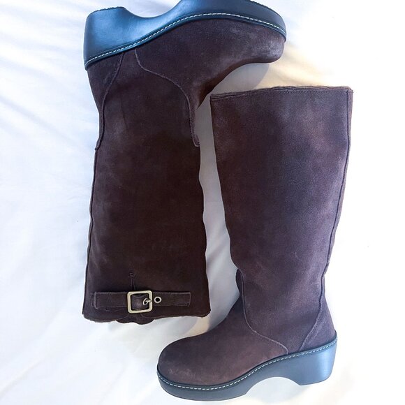 Crocs | Cobbler High Boot | Brown Suede Size 7 - Picture 7 of 15